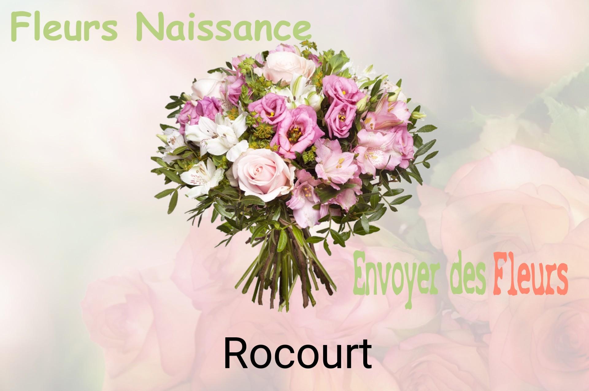Bouquet de fleurs de naissance livré à Rocourt